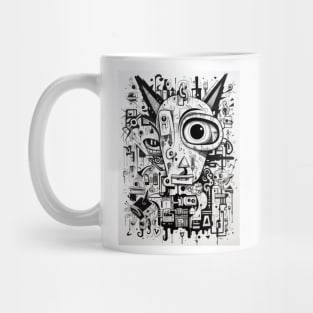 Cartoon Aardvark Graffiti #4 Mug